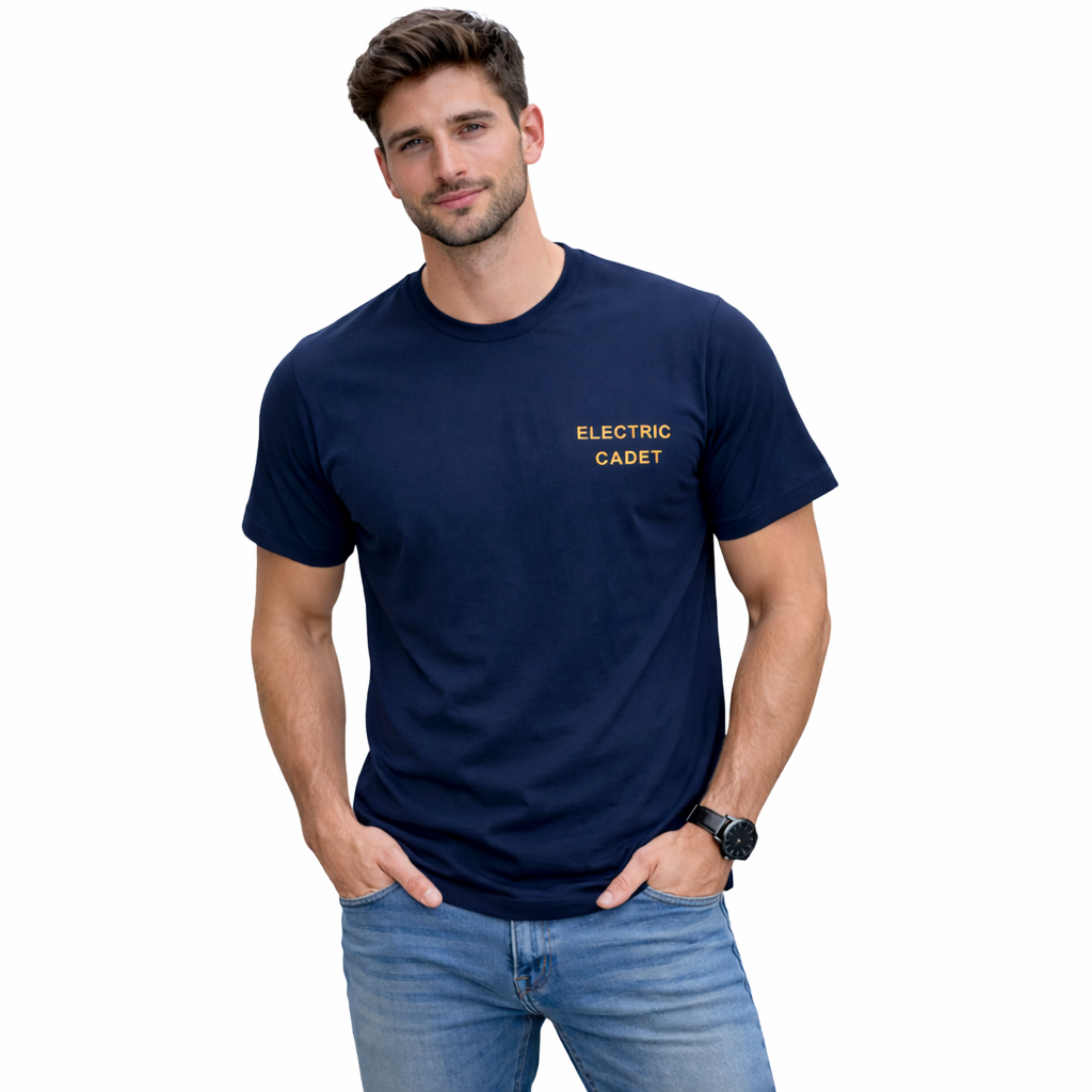 Merchant Navy Electrical Cadet Rank Printed T-Shirt – Bio-Washed 100% Cotton & High-Quality Printing