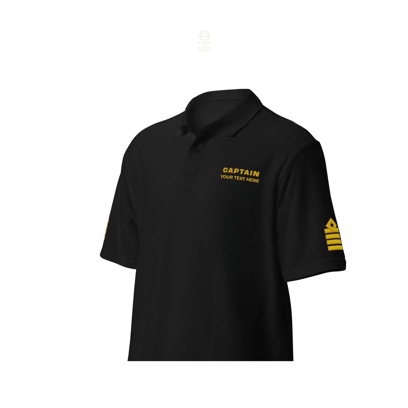 Merchant Navy Premium Captain uniform polo t-shirt with embroidery.