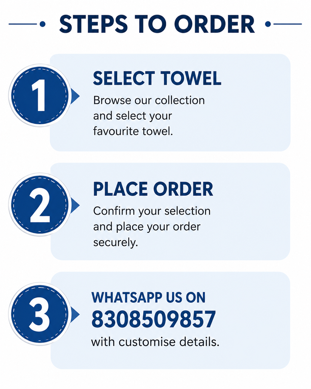 Jahaazi Personalized Merchant Navy Hand Towel – Premium 550 GSM 100% Cotton | 40 x 60 cm
